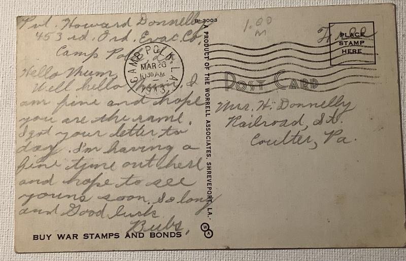 WARTIME COMICAL POSTCARD — image 2