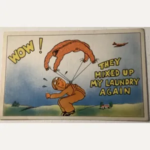 WARTIME COMICAL POSTCARD
