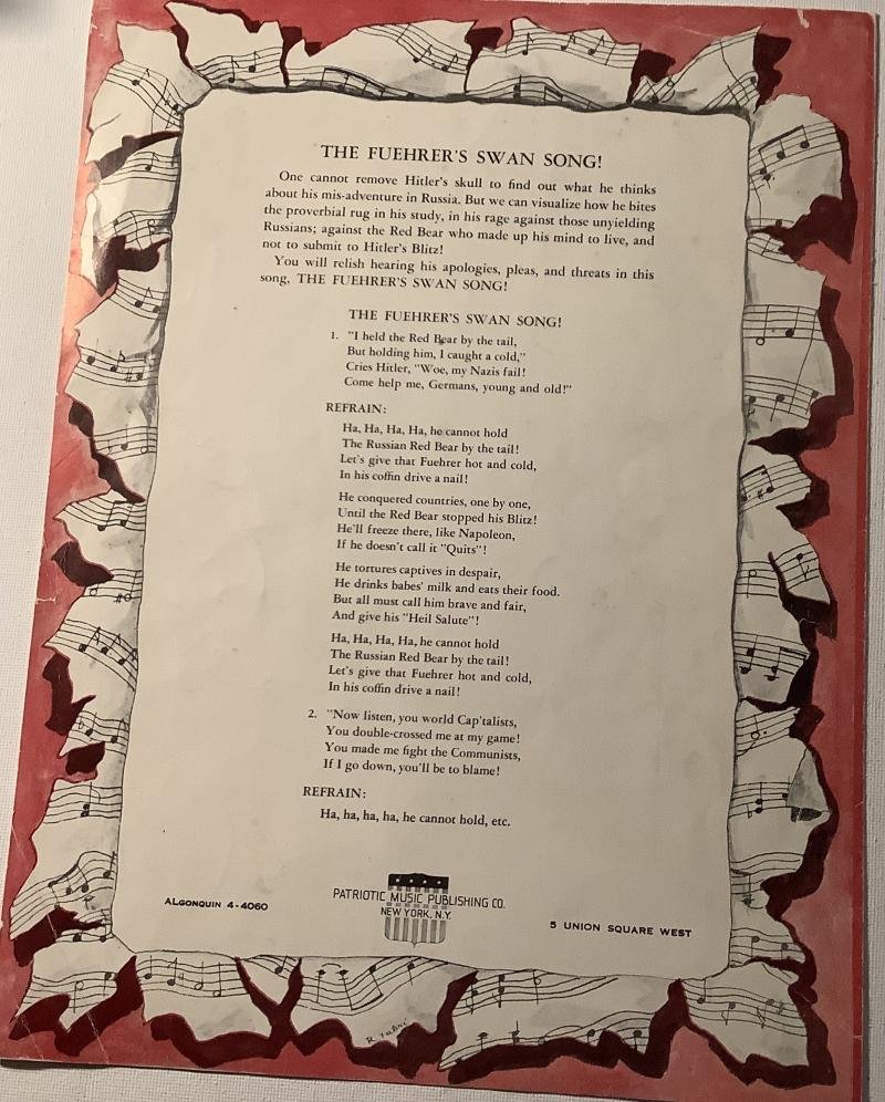 WWII SHEET MUSIC — image 3