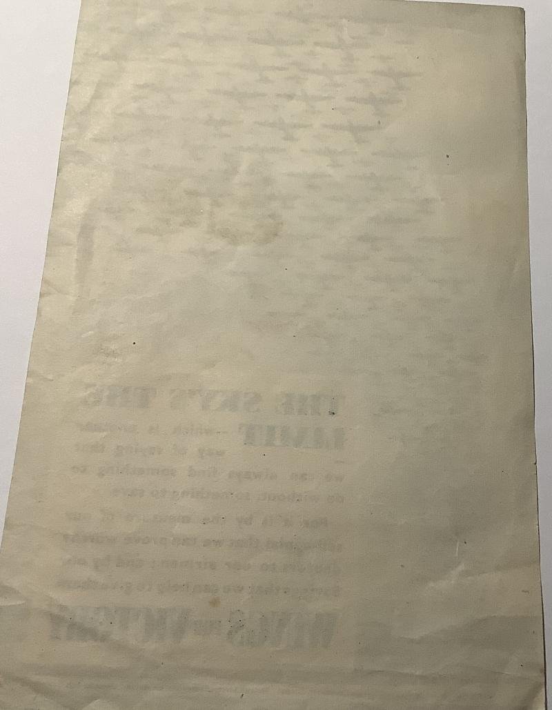 WWII VICTORY LEAFLET — image 2