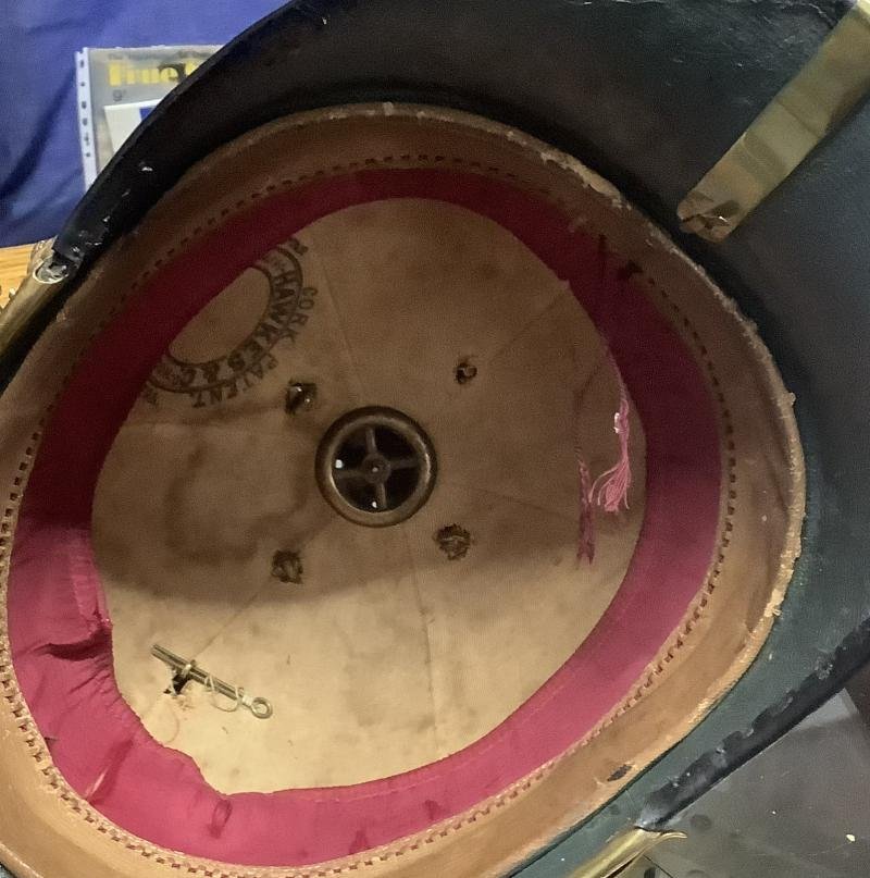 VICTORIAN ERA CHESHIRE REGT OFFICERS HELMET — image 3