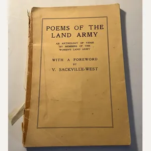 WWII LAND ARMY BOOK OF POEMS