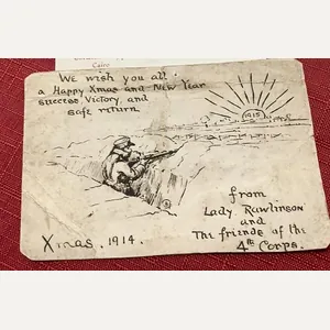WWI GREETINGS CARD