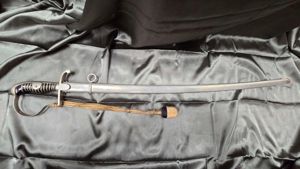 PRUSSIAN MODEL 1883 ETCHED ARTILLERY SABER 63TH REGIMENT