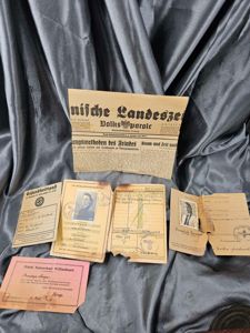 WWII GERMAN FEMALE DOCUMENTS GROUPING