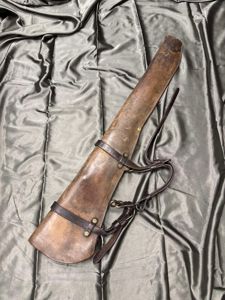 WWI US LEATHER RIFLE SCABBARD