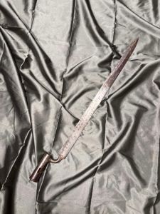 BRITISH EMPIRE 19TH CENTURY MINER & SAPPER BAYONET