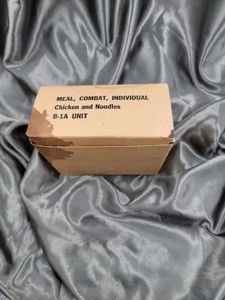 VIETNAM ERA RATION BOX - CHICKEN NOODLE