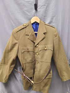 WWII BRITISH ATS WOMEN JACKET & BELT