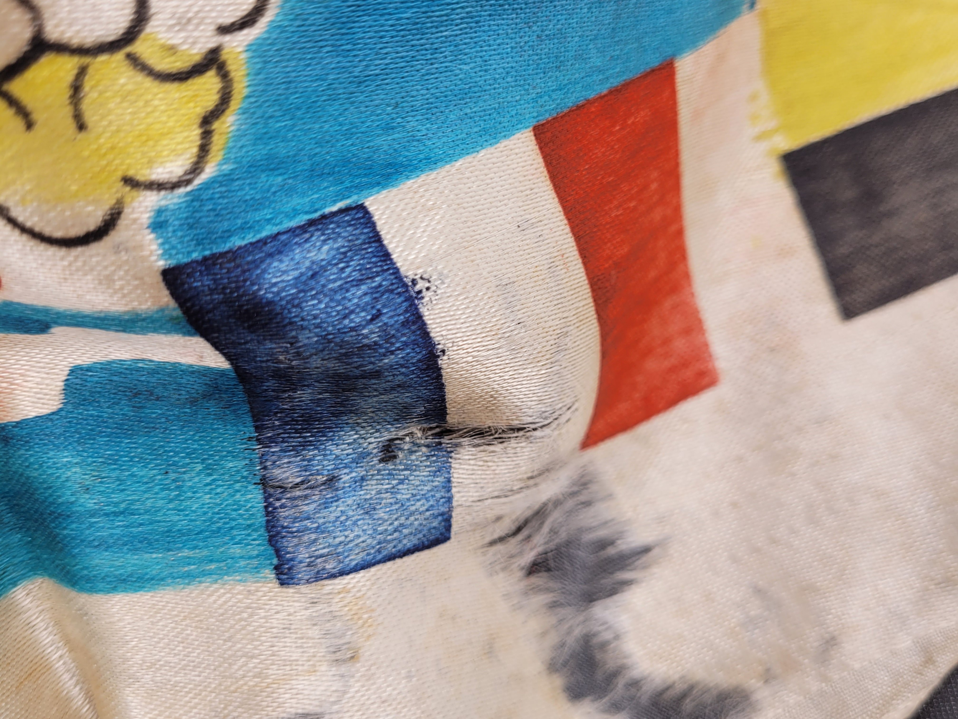 KOREAN WAR PAINTED SILK SCARF — image 6