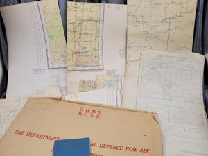 WWII RCAF MAPS & OBSERVER SCHOOL BOOKLET