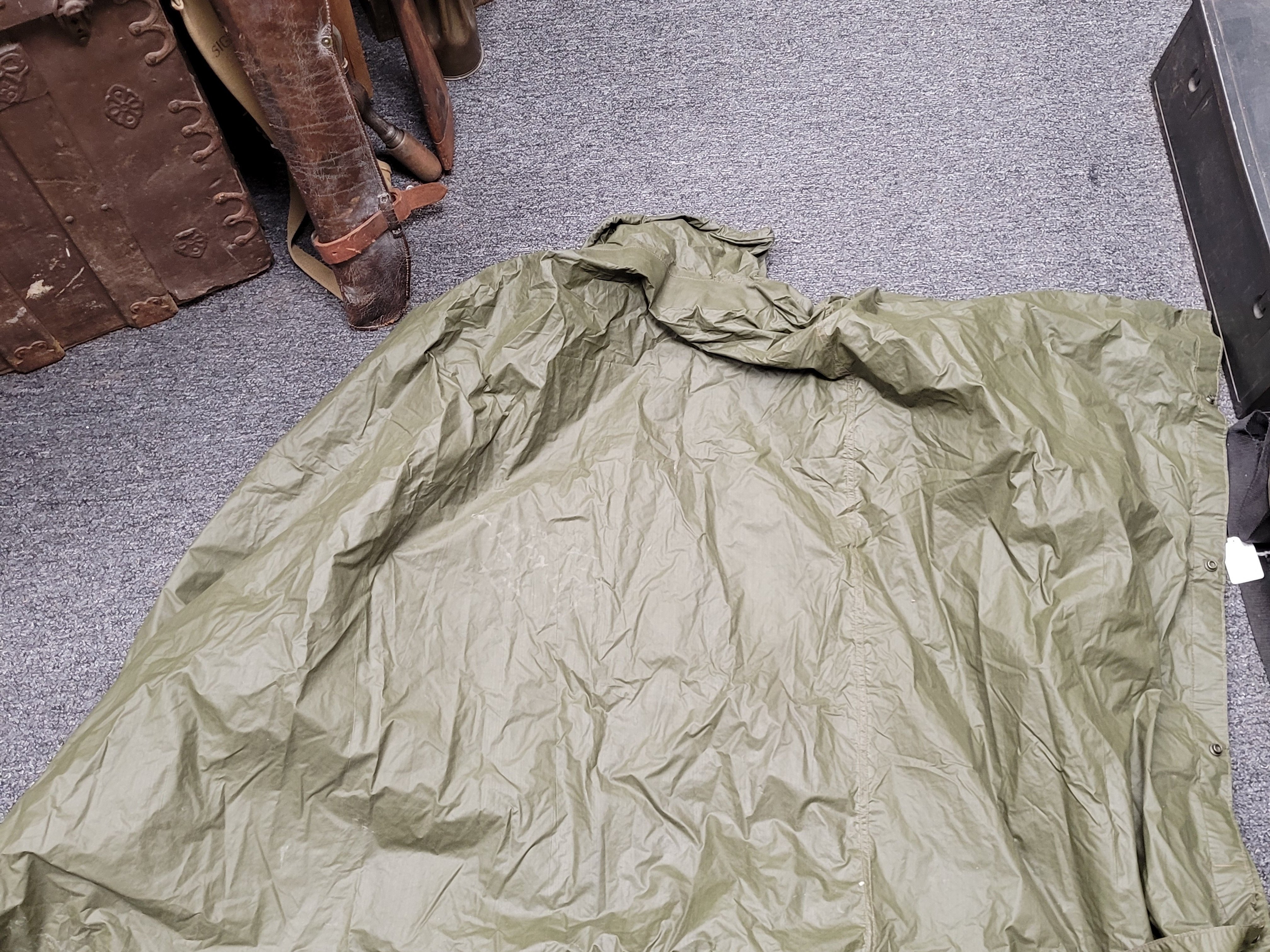 WWII US AIR CORPS LIGHTWEIGHT PONCHO — image 3