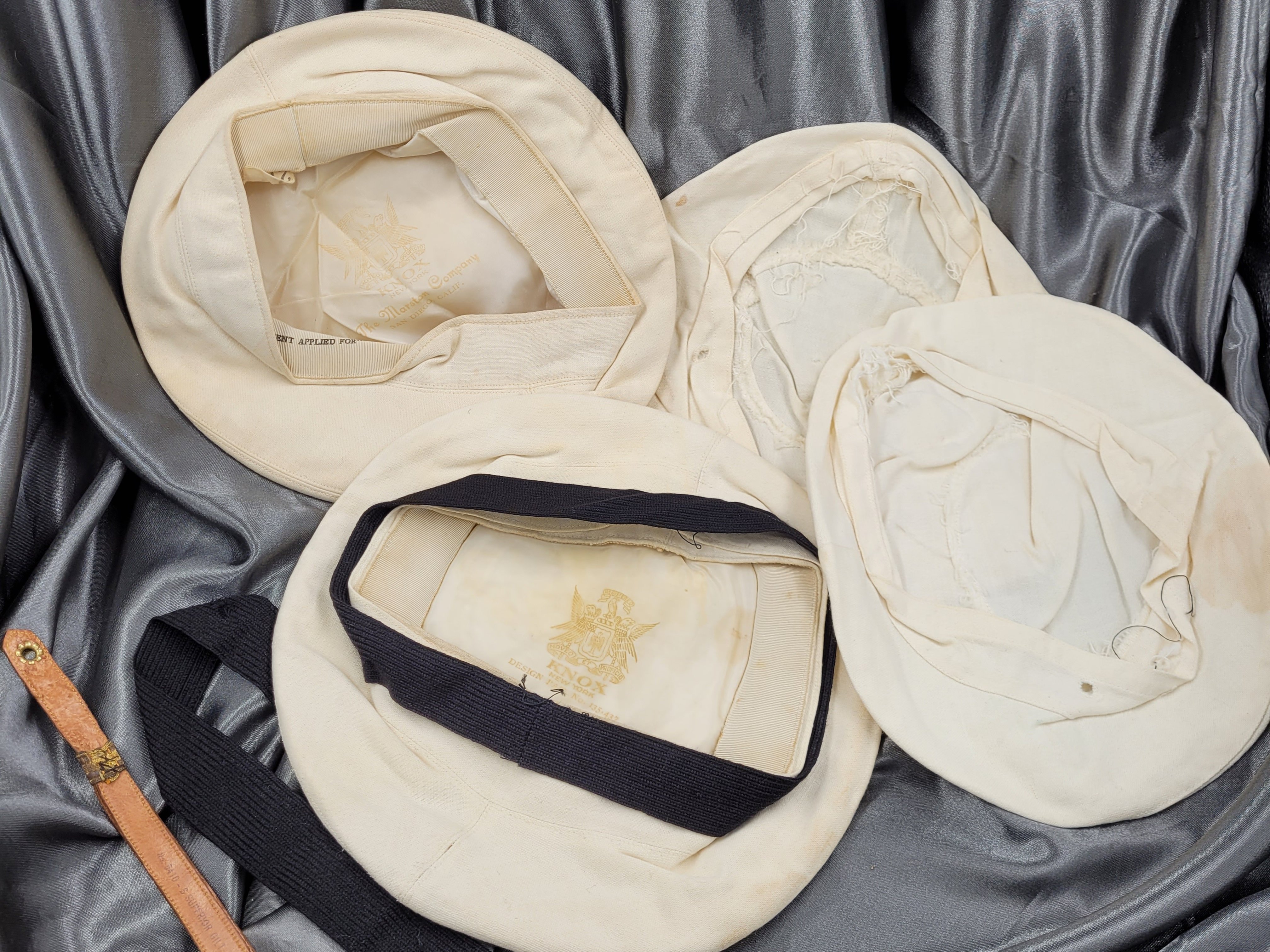 WWII US NAVY NURSE HAT COVER AND PARTS — image 3