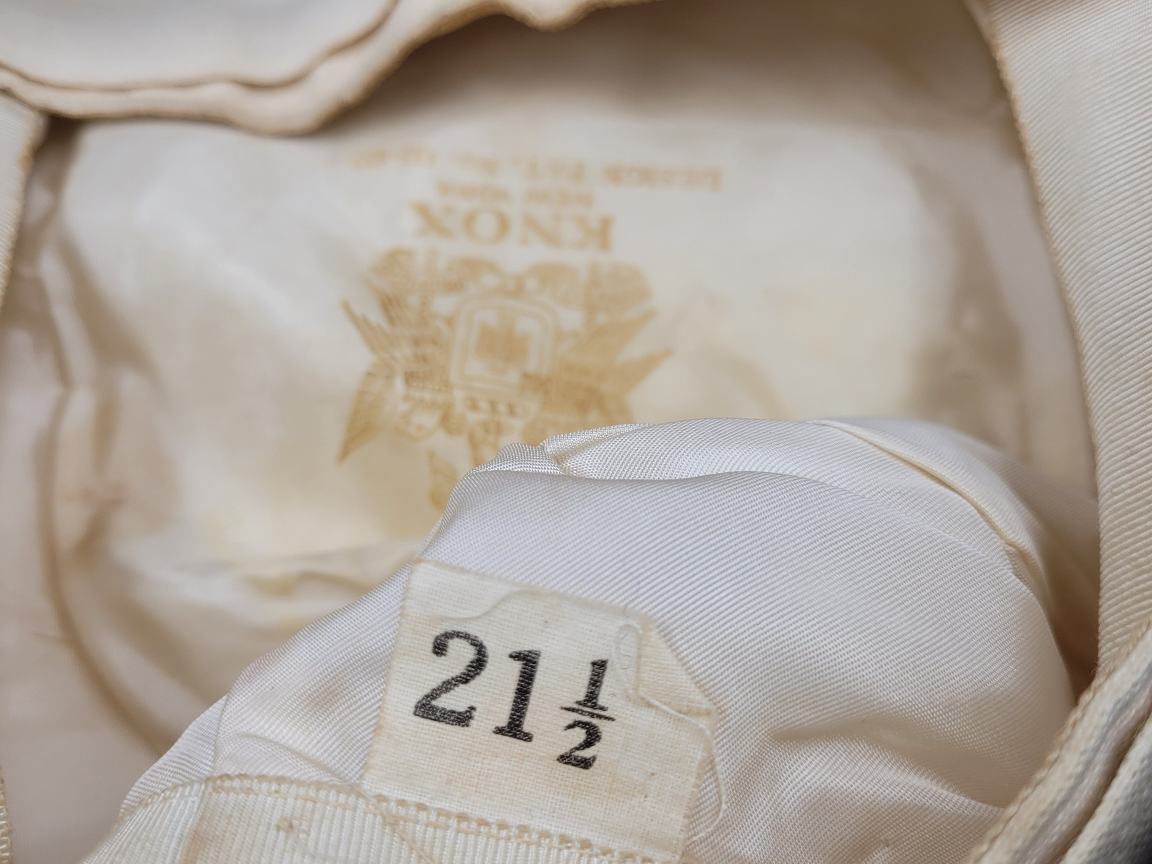 WWII US NAVY NURSE HAT COVER AND PARTS — image 4