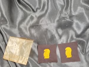 WAC CHOCOLATE CLOTH COLLAR TABS