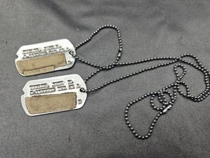 WWII US Military Dog Tags