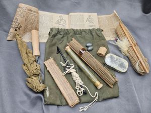 WWII Era Survival Fishing Kit
