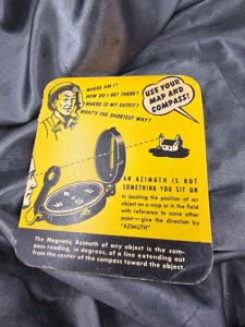 WWII US COMPASS TRAINING BOOKLET
