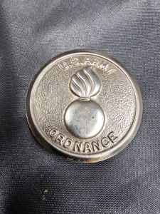 WWII ERA CRACKER JACK ARMY ORDNANCE PIN PRIZE