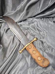WWII US CASE XX BOWIE KNIFE WITH CUSTOM LEATHER HANDLE