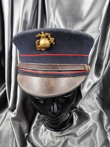 WWI US MARINE CORPS VISOR CAP