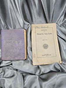 WWI US ARMY COOK MANUALS
