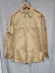 KOREAN WAR ERA KHAKI SHIRT 16.5x33