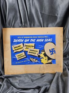 WWII ERA ONE OF A KIND ADVERTISING STORYBOARD DRAFT FOR …