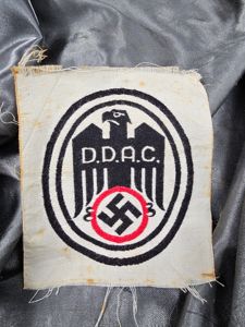WWII GERMAN AUTOMOBILE ASSOCIATION CLOTH INSIGNIA