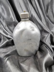 WWI CANTEEN ENGRAVED WITH WWII GI DESTINATIONS