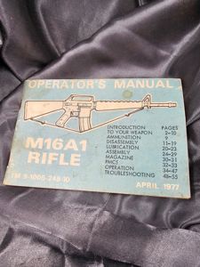 M16A1 RIFLE INSTRUCTION MANUAL