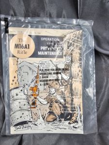 VIETNAM 1969 M1916A1 RIFLE PREVENTATIVE MAINTENANCE MANUAL UNOPENED