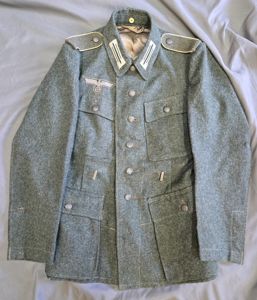 Late WWII German Army M43 Infantry EM Tunic