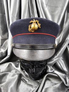 WWI ERA US MARINE CORPS VISOR CAP