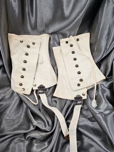 WWII US MARINES WHITE LEGGINGS