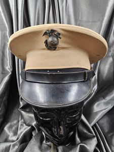 VIETNAM WAR ERA MARINE CORPS VISOR CAP