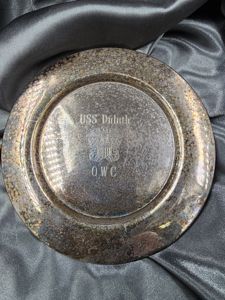USS DULUTH OWC SMALL SILVER PLATE