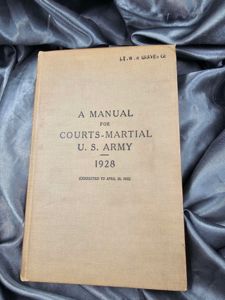 WWII COURT MARTIAL REFERENCE MANUAL