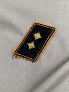 WWII GERMAN POSTSHUTZ COLLAR TAB