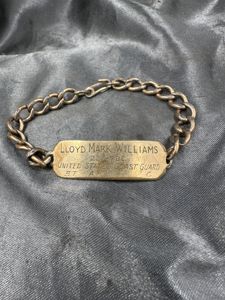 WWII US COAST GUARD SWEETHEART BRACELET