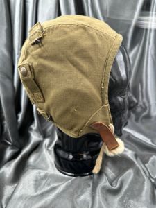 WWII US ARMY AIR FORCE A-9 FLIGHT HELMET SIZE LARGE