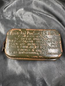 WWII US CARLISLE BANDAGE TIN