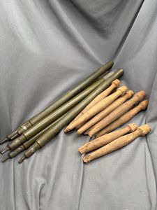WWII US STAKES AND POLES FOR PUP TENT