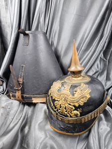 MODEL 1897 GERMAN OFFICER PICKELHAUBE WITH CASE