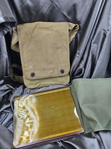 WWII US MARINE CORPS MAP CASE