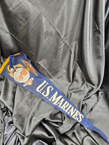 WWII USMC LARGE FELT PENNANT