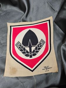 WWII GERMAN RAD SPORTS SHIRT INSIGNIA