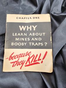 WWII BOOBY TRAPS EDUCATIONAL BOOKLET