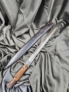 WWI GERMAN SERRATED BUTCHER BAYONET