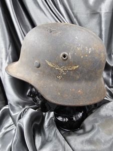 WWII GERMAN LUFTWAFFE SINGLE DECAL HELMET